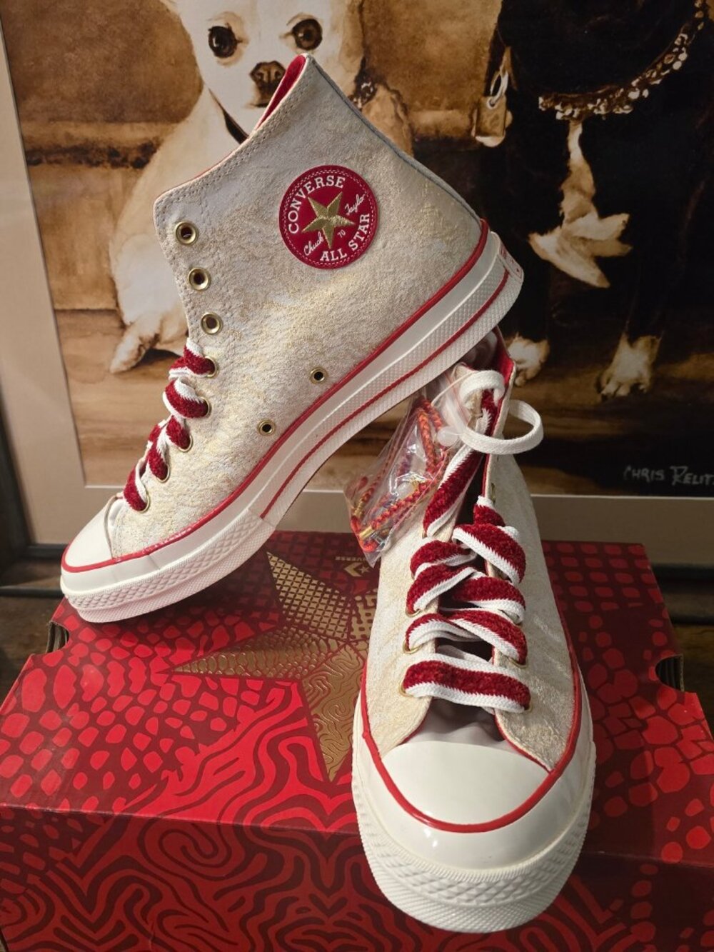 Converse Chuck Taylor All-Star 70 Lunar New Year SNAKE A13348C Beige Mens 11 NEW